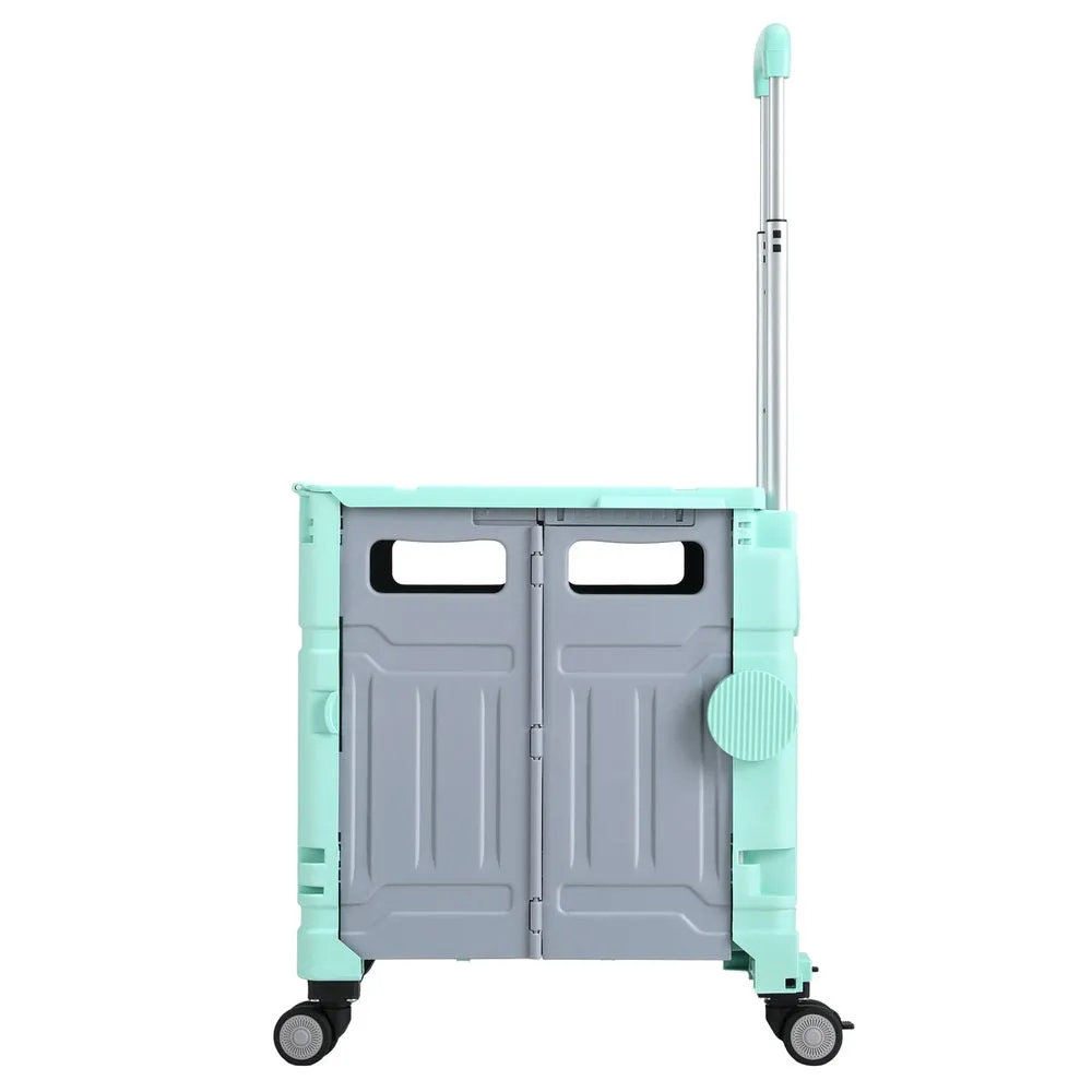 75L Foldable Shopping Trolley with 360° Wheels - Emajin