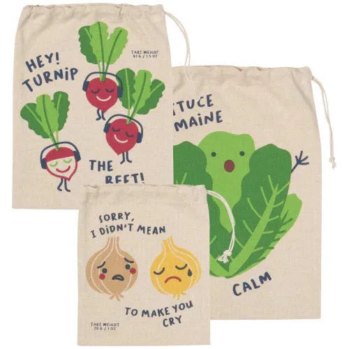 Cotton Produce Bags S/3