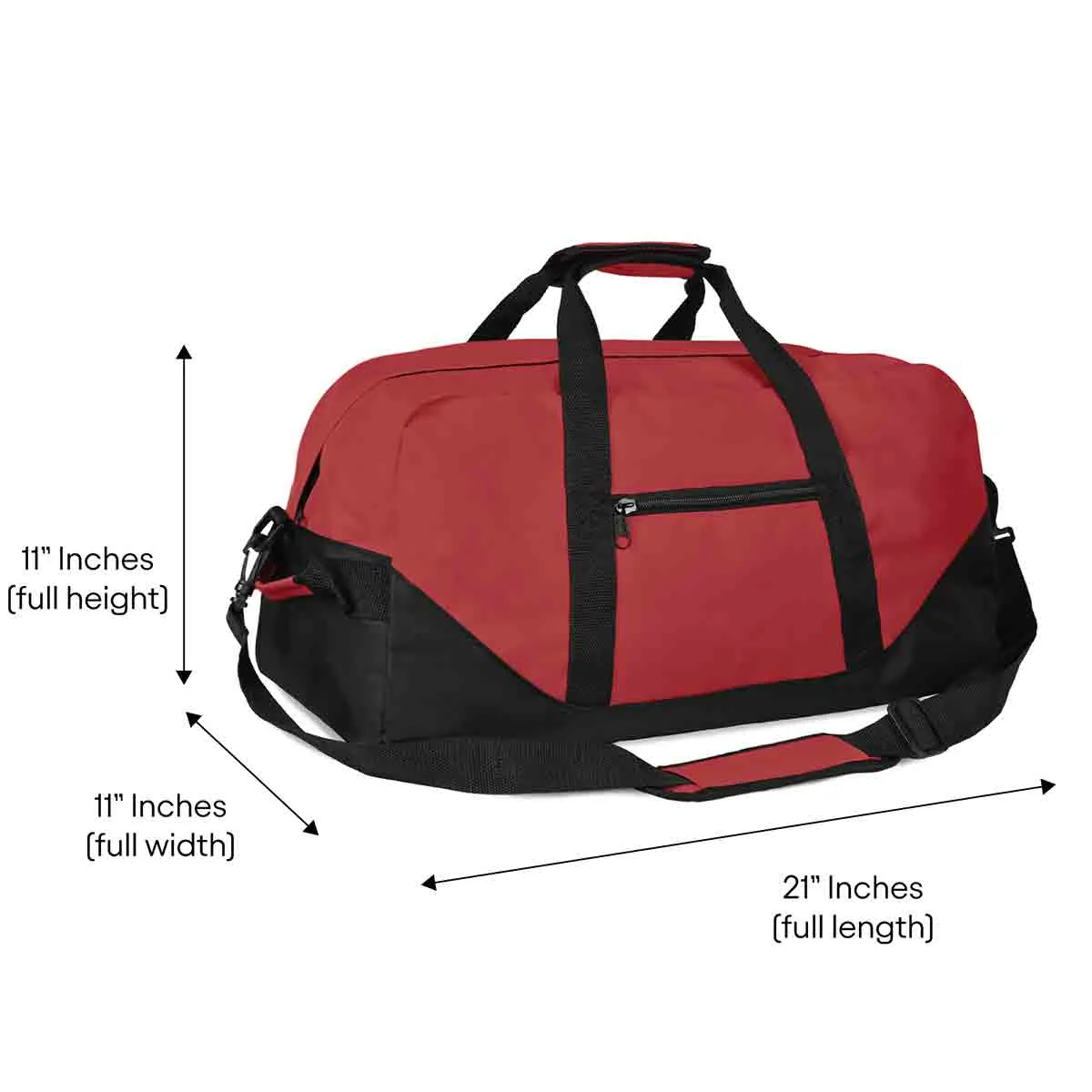 Dalix 21" Large Duffel Bag with Adjustable Strap