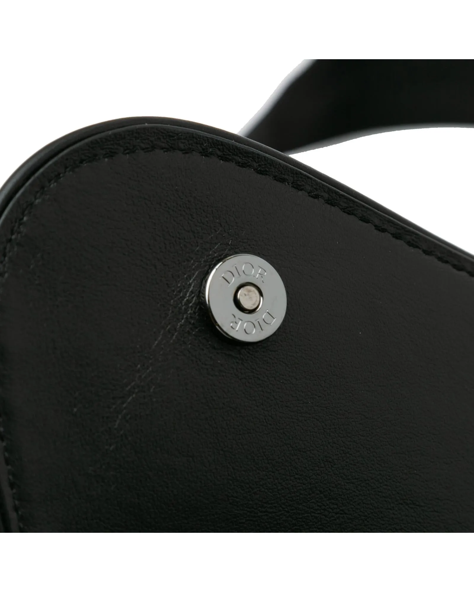 Dior Saddle Bag Black Leather Crossbody