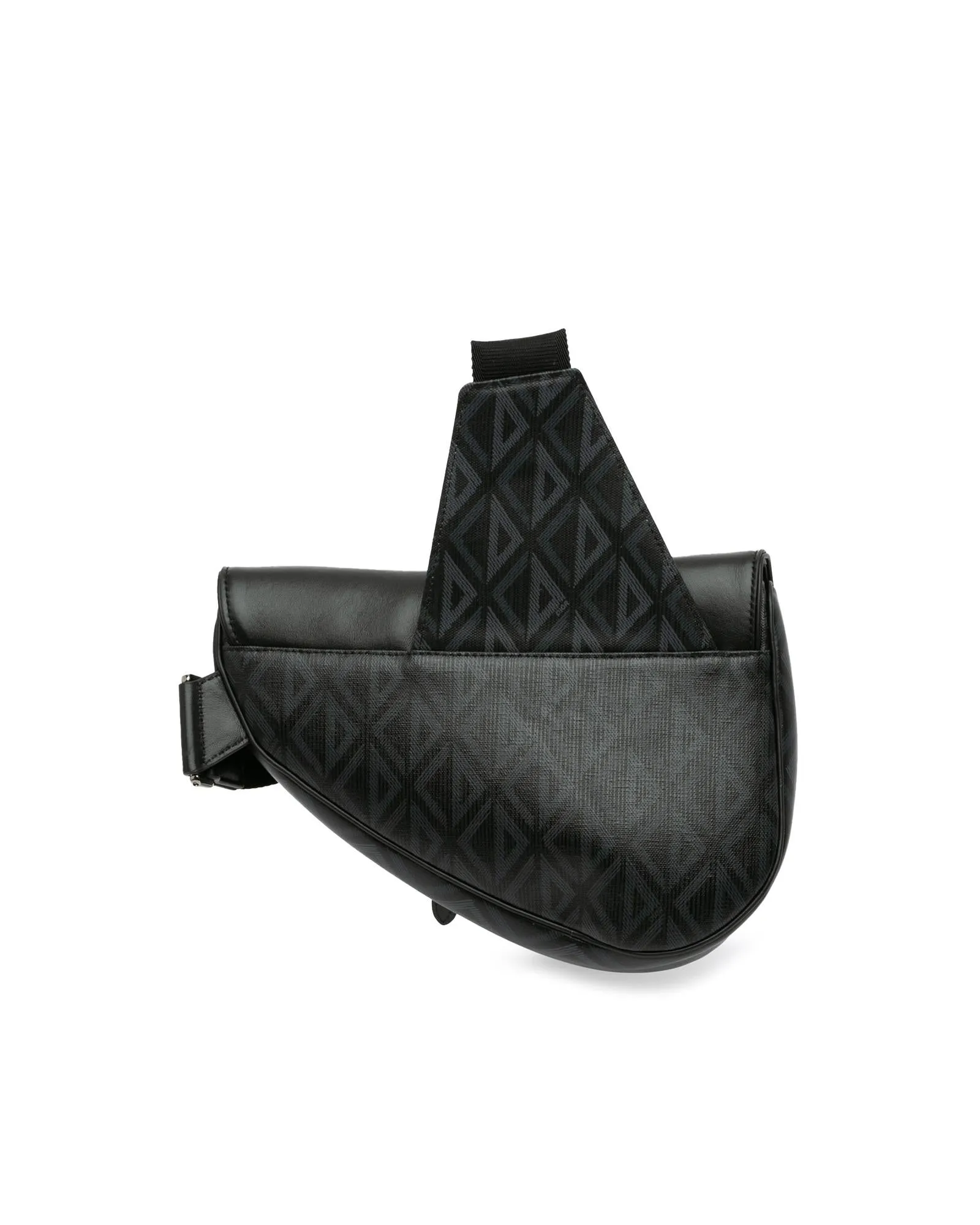 Dior Saddle Bag Black Leather Crossbody