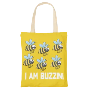 I Am Buzzin' Tote Shopping Bag