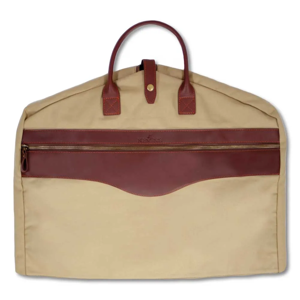 Kevin's Canvas & Leather Garment Bag