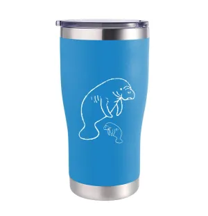 Manatee Insulated Tumbler - Blue