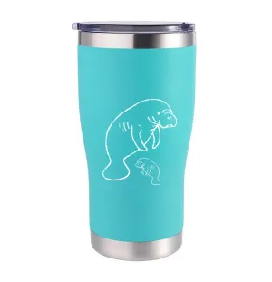 Manatee Insulated Tumbler - Teal