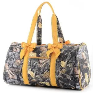 QRC2701 Quilted Camo Large Duffel Bag