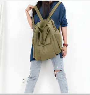 Simple Design Casual Large Backpack Women Handbag Bag Shoulder Tote Bag