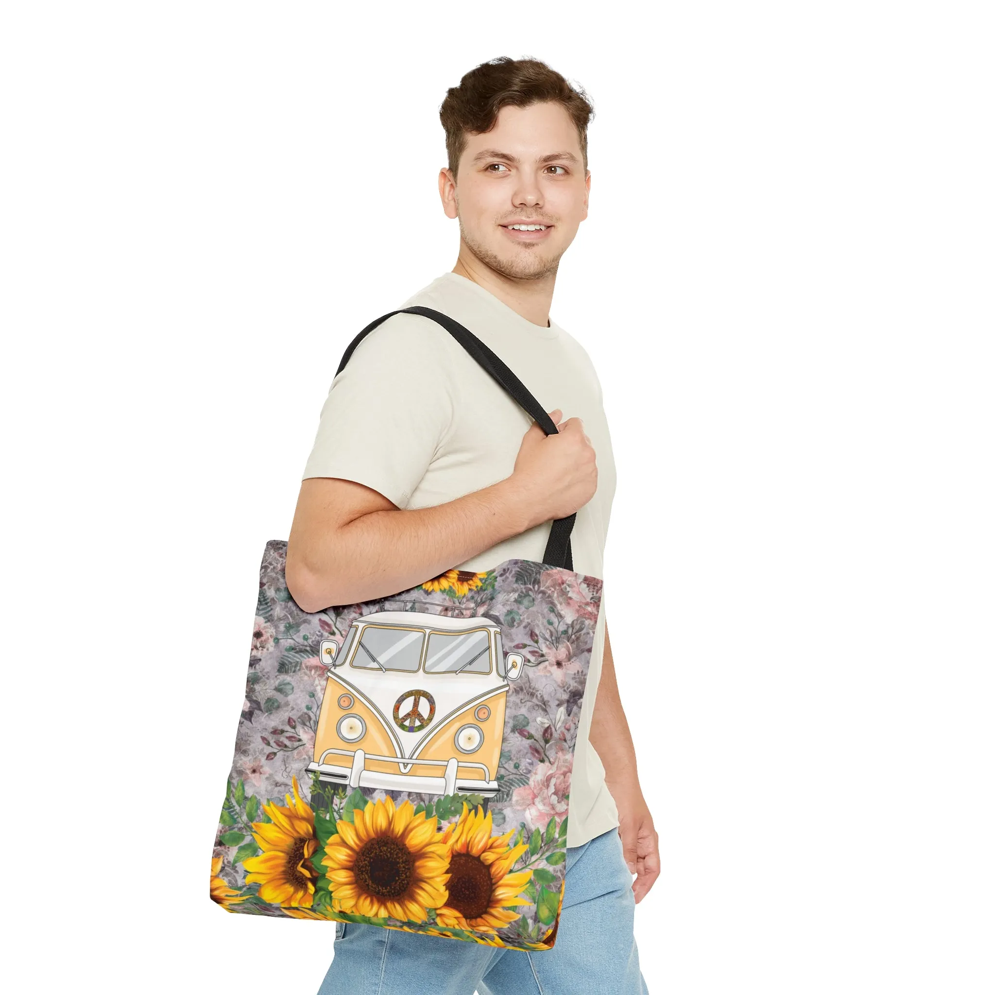 Tote Bag, Sunflowers, Combi Van Tote bag