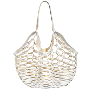 WHITE GOLD/PLATINUM - FISHERMANS TOTE